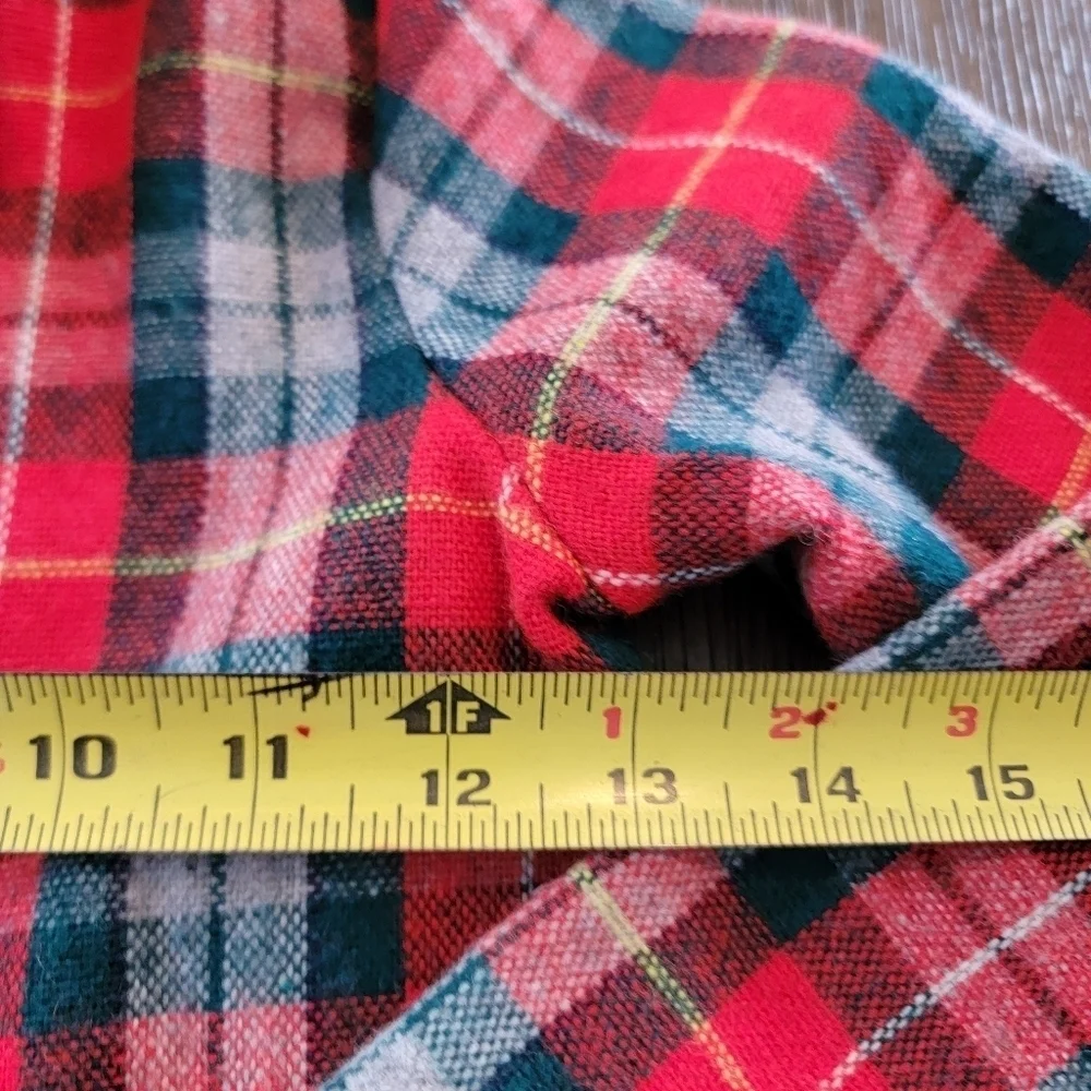 Vintage Red Plaid Suit 6 - see measurements